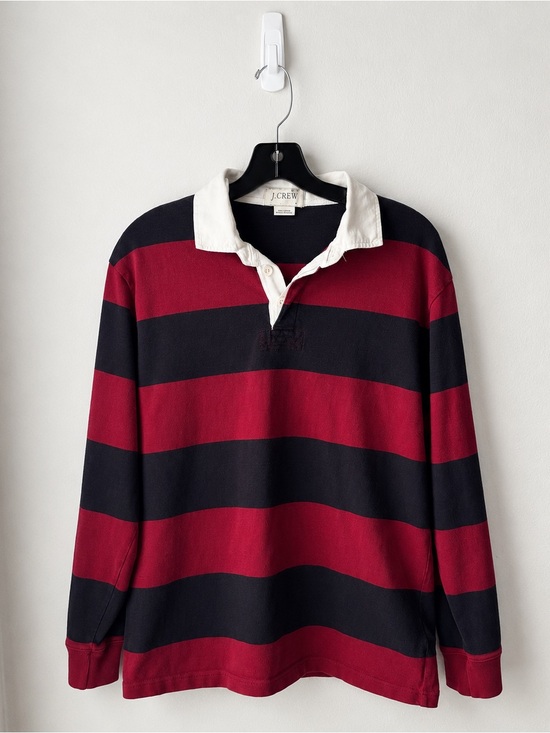 J. Crew Tops - Vintage oversized J. Crew rugby long sleeve-Size S
